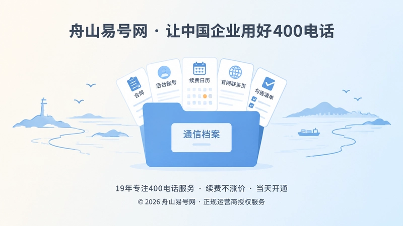 聚焦式内图，中央通信档案夹与合同、后台、续费图标